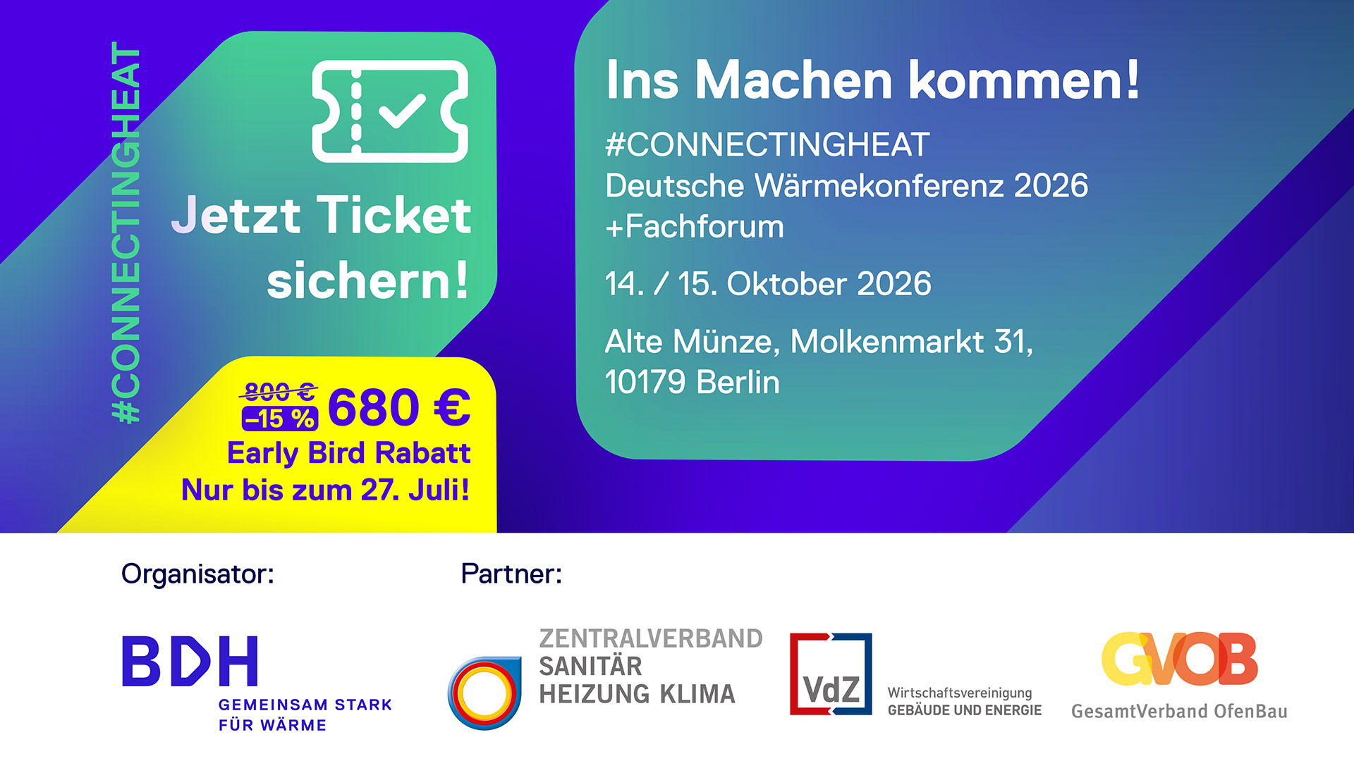 Ins Machen kommen!