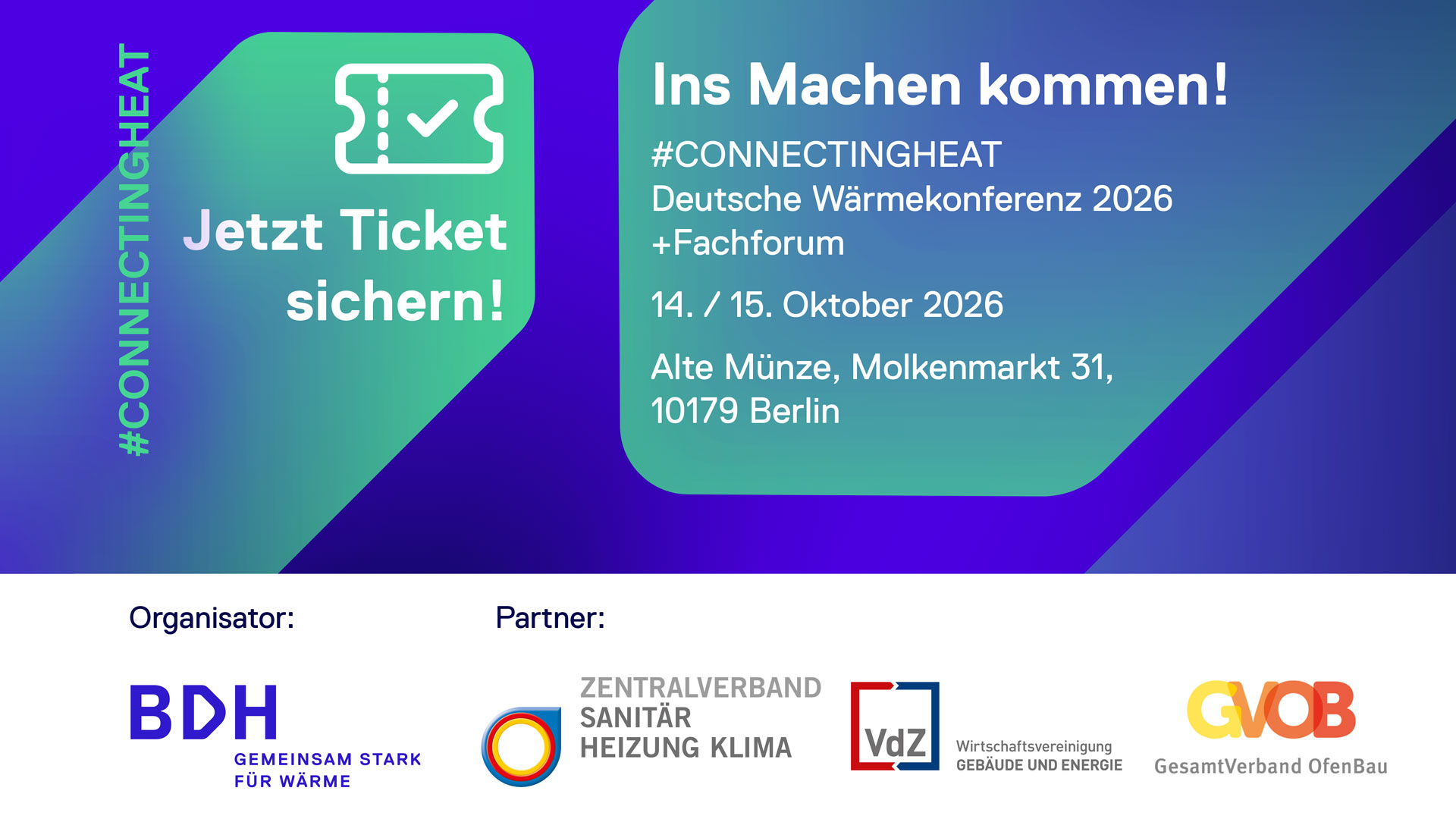 Ins Machen kommen!